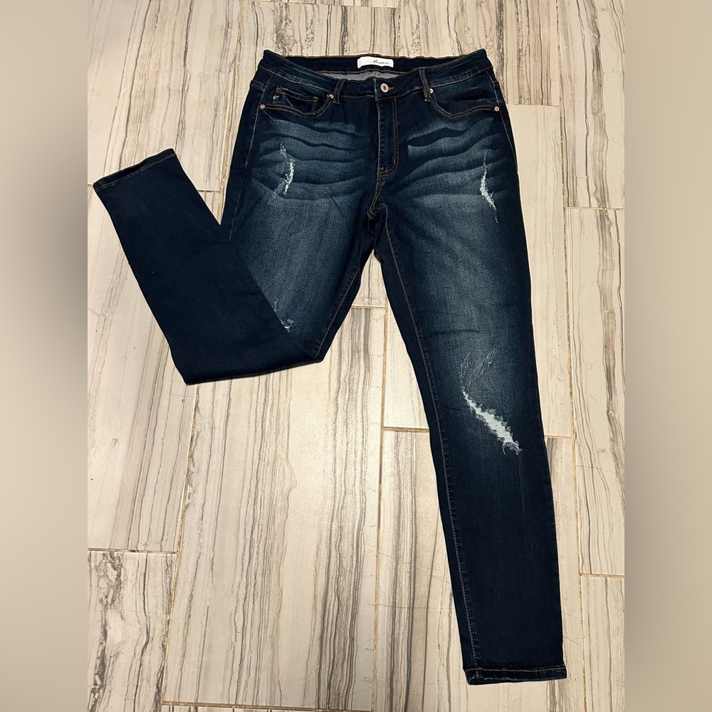 NWOT (Buckle Jeans) KanCan Mid-Rise XL 16/31 Skinny Stretch Jean (33” Waist) - Picture 5 of 14